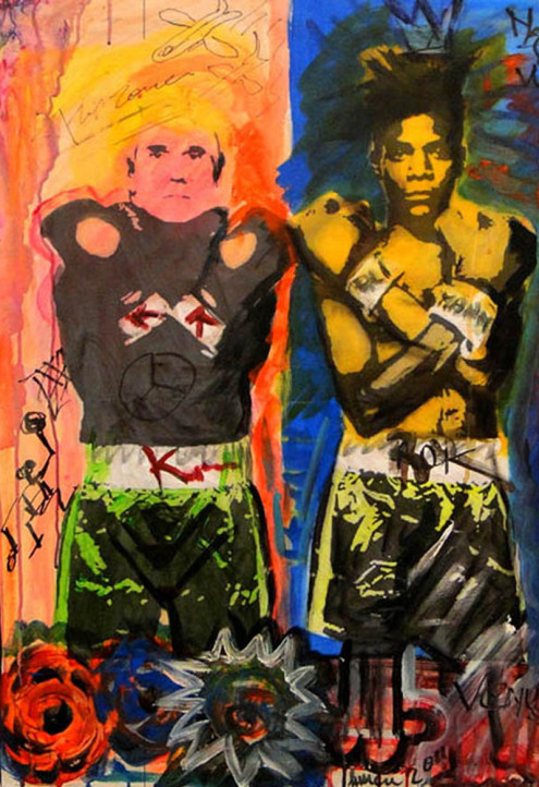 Warhol Basquiat Boxing