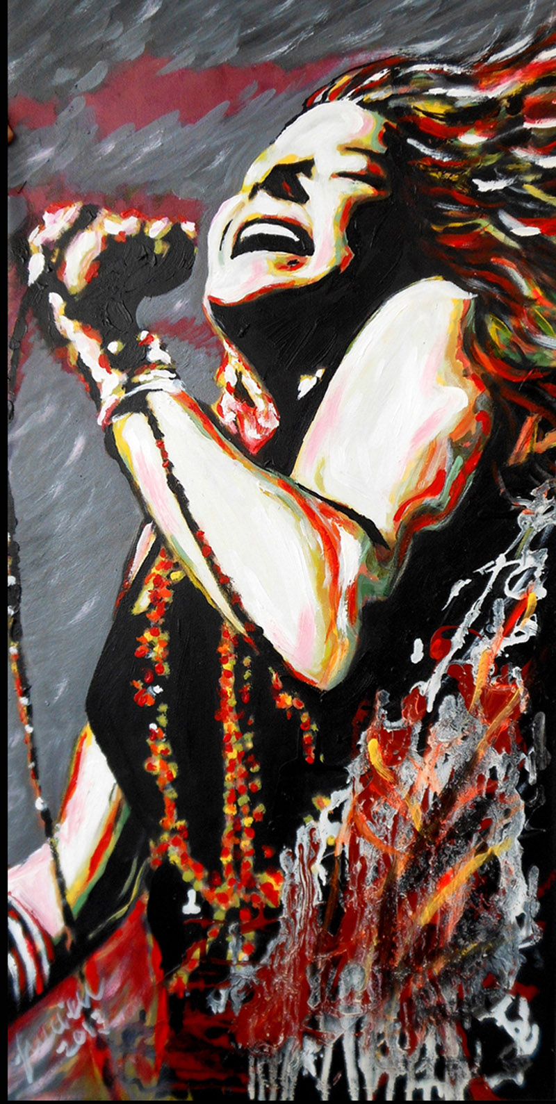 Janis Joplin-painting