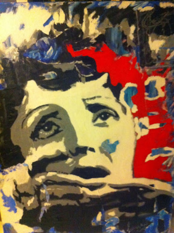La mome-tableau-Edith Piaf